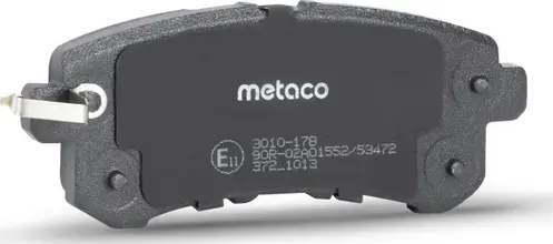 Колодки тормозные задние дисковые к-кт (Metaco). Артикул 3010178