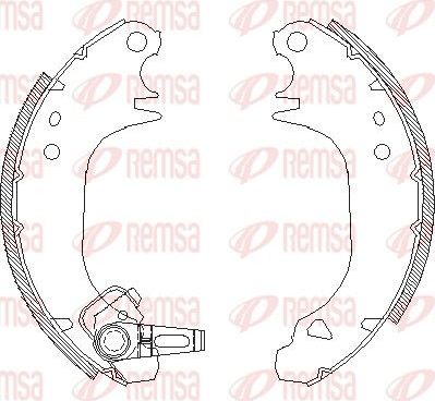 Тормозные колодки Remsa. Артикул 4075.00