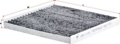 Салонный фильтр Sakura. Артикул CAC-1110