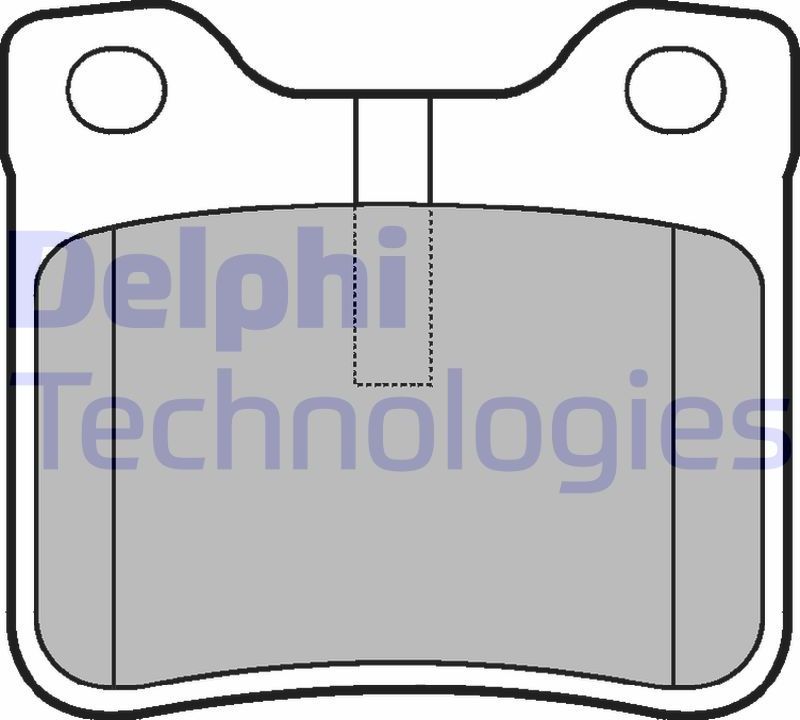 Тормозные колодки Delphi (Low-Metallic). Артикул LP991