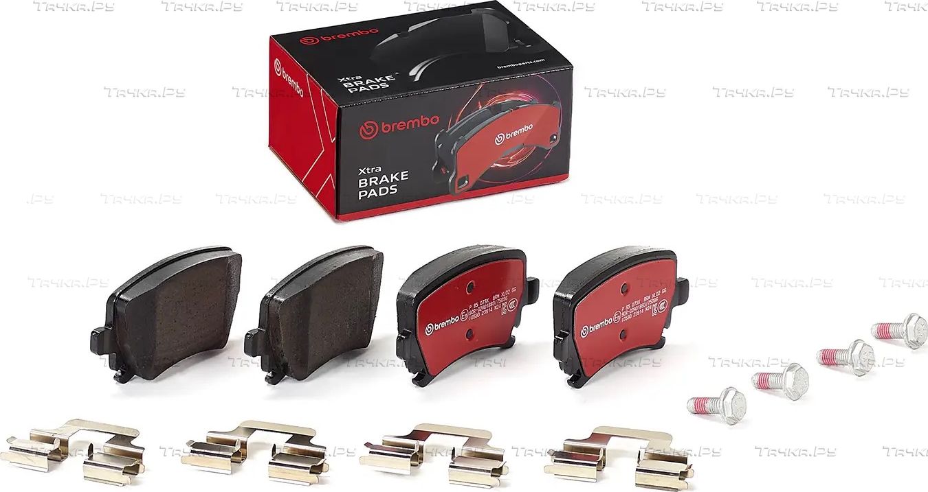 Тормозные колодки Brembo XTRA LINE задние для SEAT Leon III 2013-2026. Артикул P 85 073X