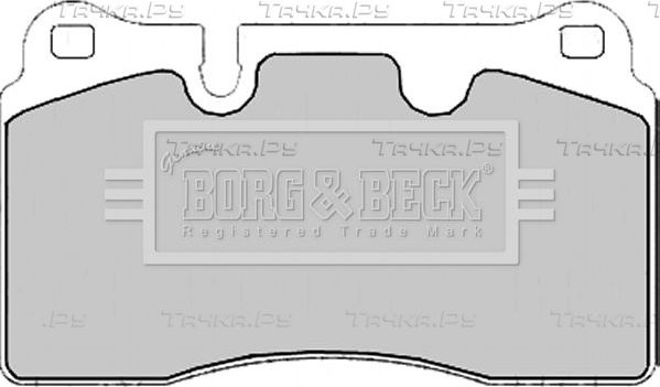 Тормозные колодки Borg & Beck. Артикул BBP2175