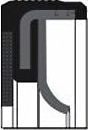 Сальник коленвала SKT (PTFE (Polytetrafluorethylen)) для Ford C-MAX I 2005-2010. Артикул 041077-FK