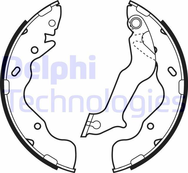 Тормозные колодки Delphi. Артикул LS2059