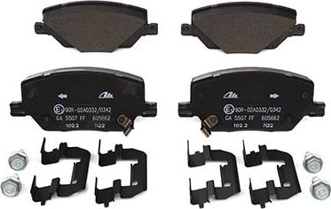 Тормозные колодки ATE. Артикул 13.0460-5662.2