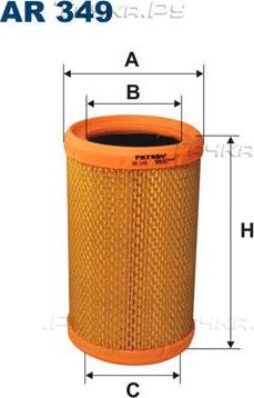 Воздушный фильтр Filtron для Nissan Kubistar X76 2003-2026. Артикул AR 349
