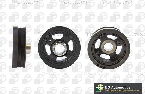 Шкив коленвала BGA для Toyota HiAce H100 2001-2012. Артикул DP9105