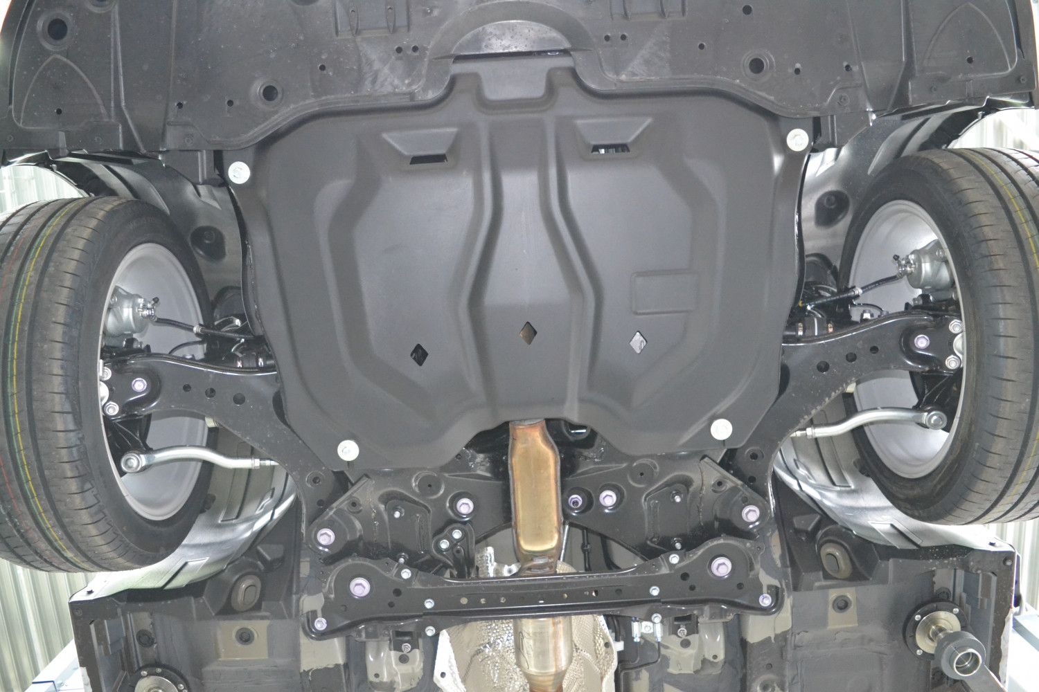 Защита композитная АВС-Дизайн для картера и КПП Lexus ES VII 2018-2026. Артикул 24.32k