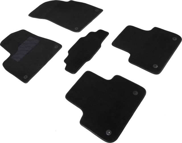 Коврики текстильные Seintex (LUX) на резиновой основе для салона Audi Q8 2018-2026. Артикул 91279