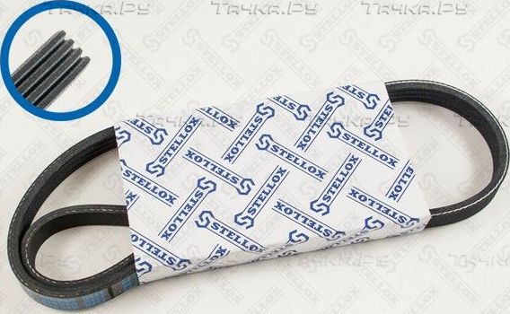 Приводной ремень поликлиновой Stellox для Toyota Corolla E80 1983-1988. Артикул 04-00860-SX