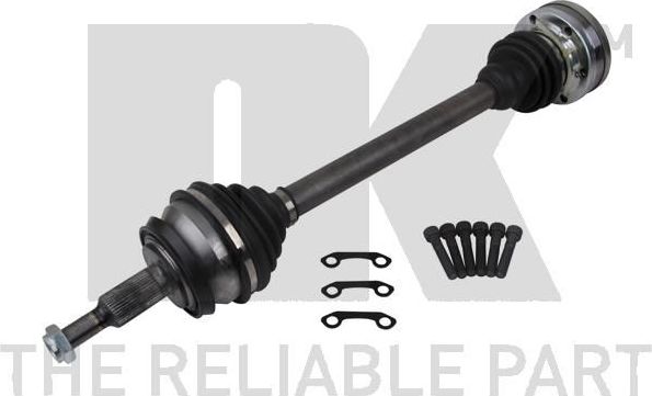 Полуось (привод в сборе, приводной вал) NK. Артикул 5047123