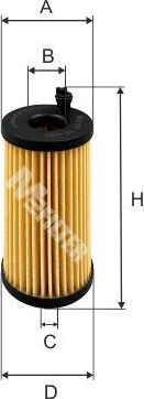 Масляный фильтр MFilter. Артикул TE 4054