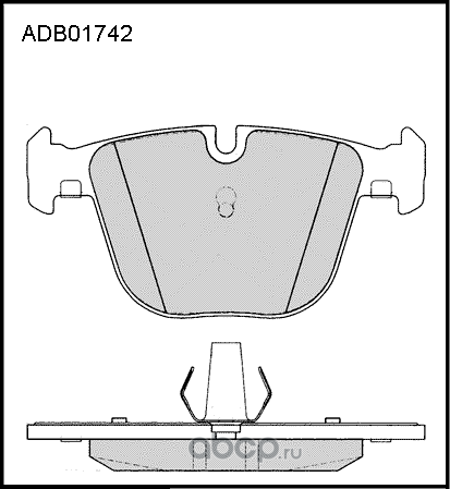 КОЛОДКИ ADB01742 (Allied Nippon). Артикул ADB01742
