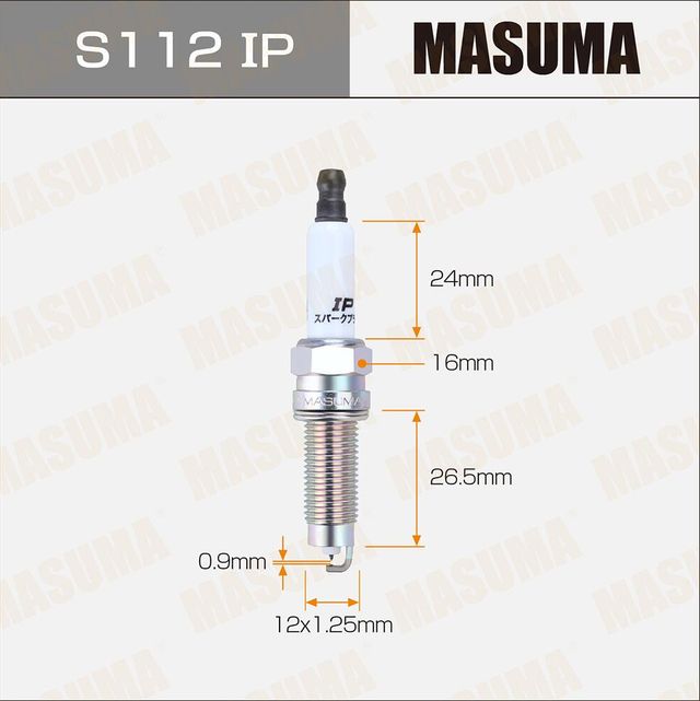 Свеча зажигания (Masuma). Артикул S112IP