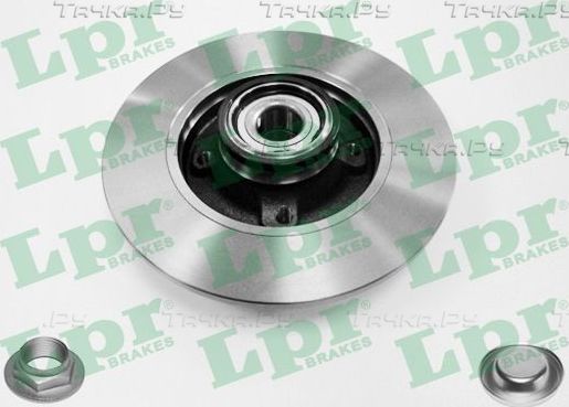 Тормозной диск LPR LPR HUB BRAKE DISC LINE задний для Peugeot 307 I 2005-2009. Артикул C1013PCA