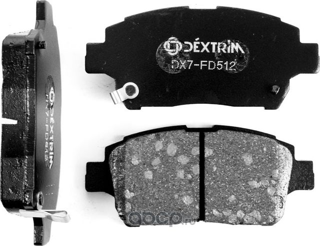Колодки тормозные передние (Dextrim). Артикул DX7FD512