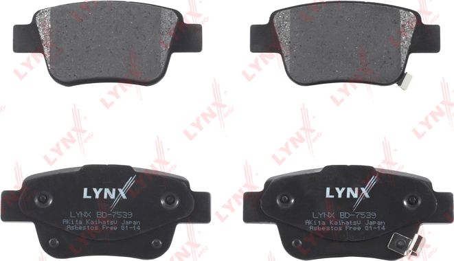Тормозные колодки LYNXauto. Артикул BD-7539