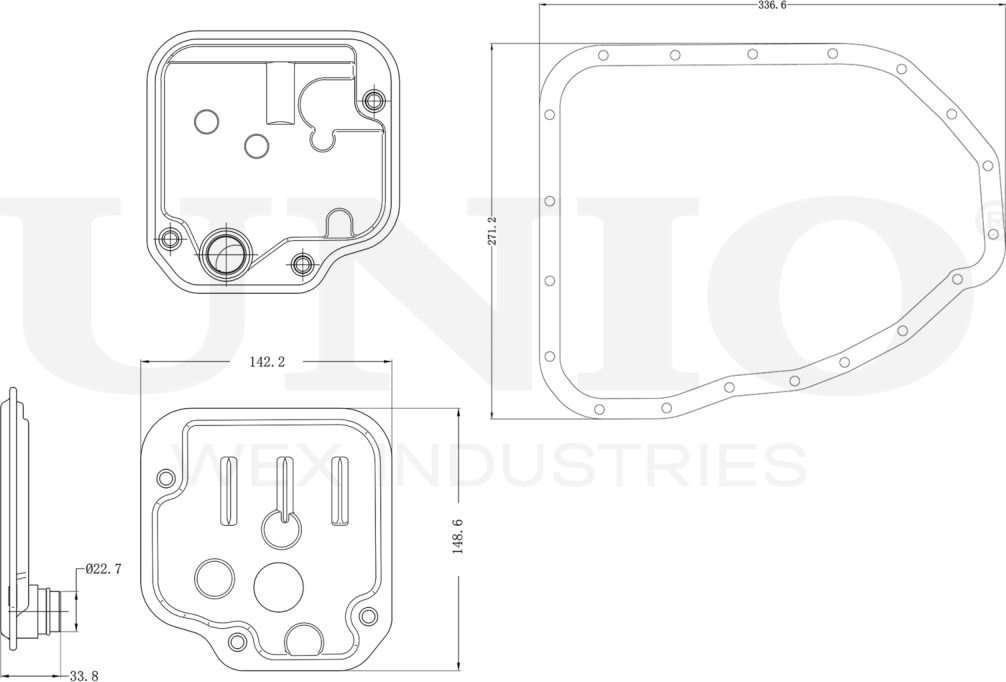 Фильтр АКПП (Unio). Артикул FLT-30013
