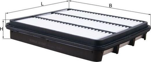 Воздушный фильтр Mahle-Knecht. Артикул LX 2907