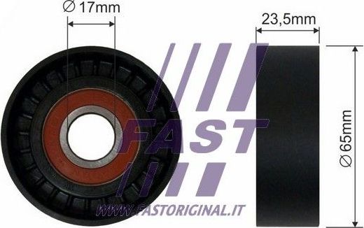 Натяжной ролик (натяжитель) приводного поликлинового ремня Fast. Артикул FT44521