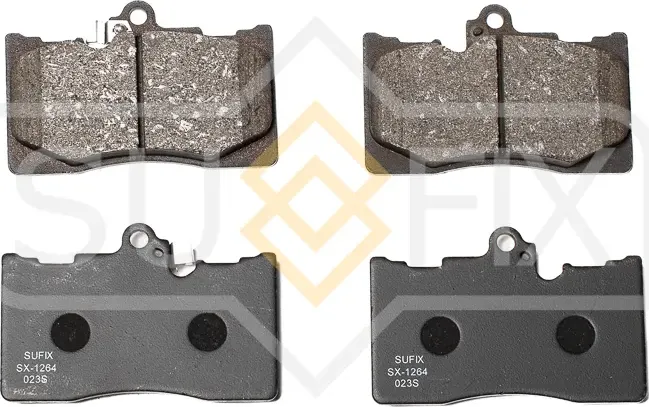 Колодки тормозные дисковые | перед прав/лев | (Sufix). Артикул SX-1264