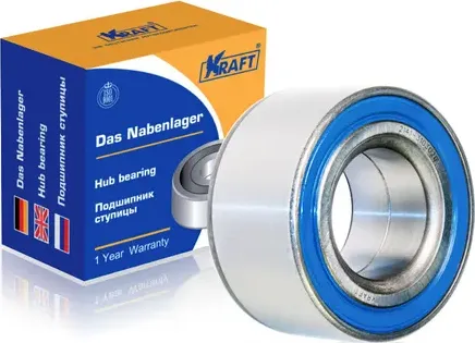 Подшипник ступицы МОСКВИЧ 2141 перед. (Kraft). Артикул KT100507
