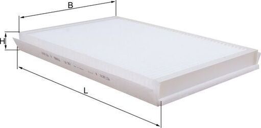 Салонный фильтр Mahle-Knecht. Артикул LA 307