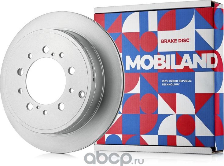 Диск тормозной задний вентилируемый D345мм TOYOTA LAND CRUISER 200 (_J2_) (Mobiland). Артикул 416201051