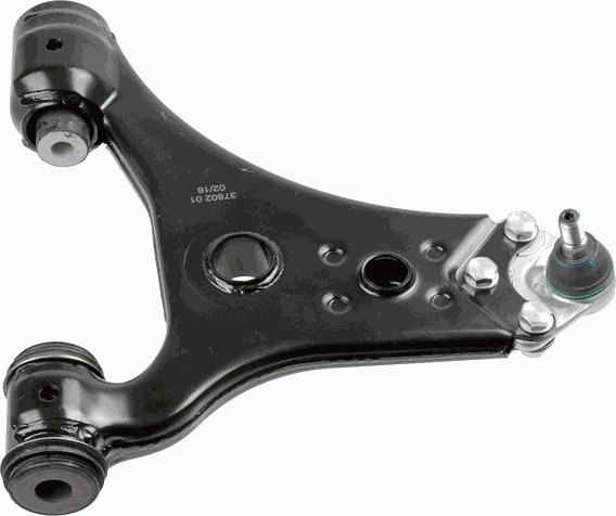 Поперечный рычаг передней подвески Lemforder правый для Mercedes-Benz A-Класс II (W169) 2004-2012. Артикул 37802 01