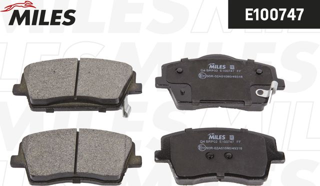 Тормозные колодки Miles. Артикул E100747