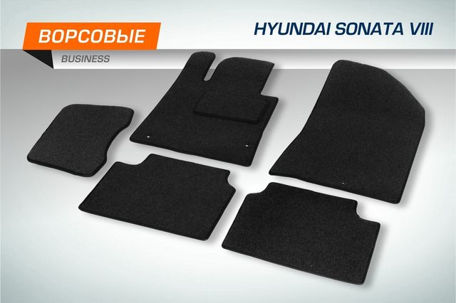 Коврики AutoFlex для салона Hyundai Sonata VIII седан 2019-2026. Артикул 5230501