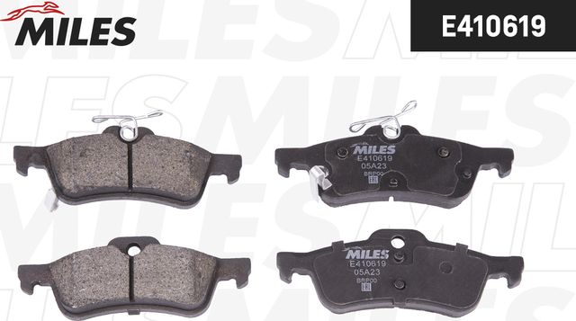 Тормозные колодки Miles (Low-Metallic). Артикул E410619
