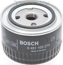 Масляный фильтр Bosch для Lada Granta I 2011-2026. Артикул 0 451 103 274