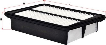 Воздушный фильтр Sakura. Артикул A-20060