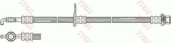 Тормозной шланг TRW. Артикул PHD533