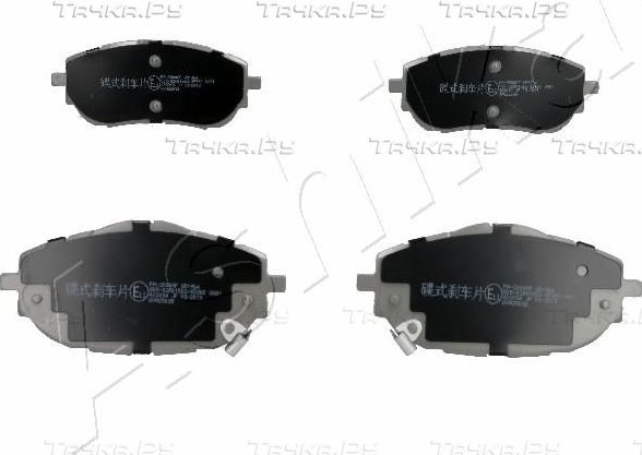 Тормозные колодки ASHIKA передние для Toyota Corolla E140, E150 2010-2014. Артикул 50-02-2000