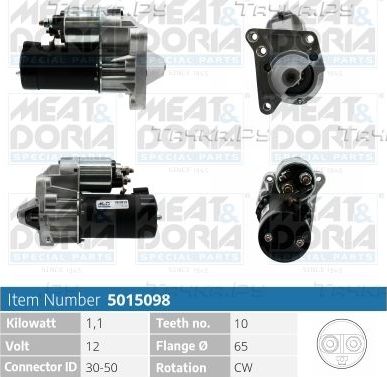 Стартер Meat & Doria для Renault Sport Spider 1995-1999. Артикул 5015098