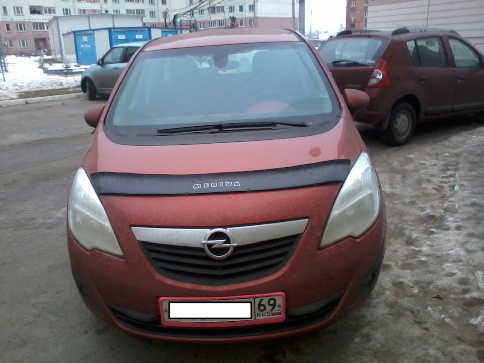 Дефлектор Vip-Tuning для капота Opel Meriva B 2010-2026. Артикул OP34