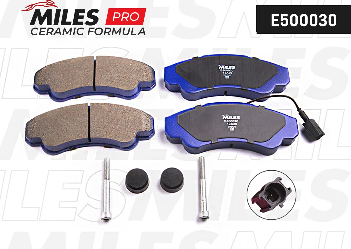 Тормозные колодки Miles (Керамика). Артикул E500030