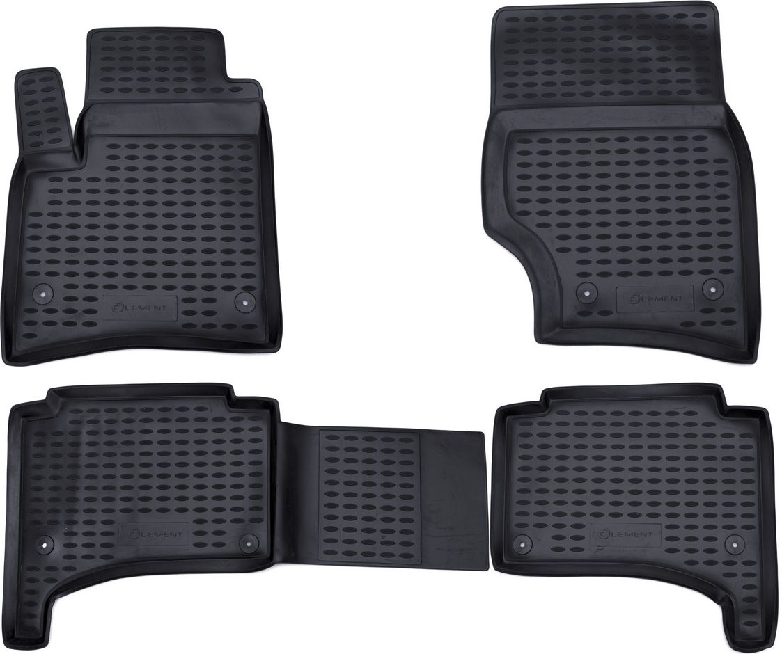 Коврики Element для салона Volkswagen Touareg I 2002-2010 СЕРЫЕ. Артикул NLC.51.01.211k