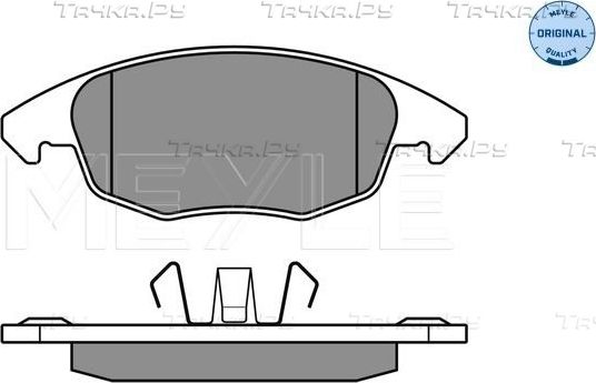 Тормозные колодки Meyle Original. Артикул 025 245 3818