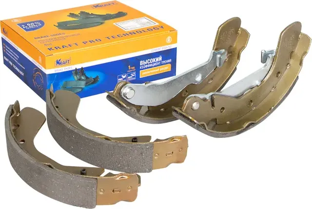 Колодки тормозные CHEVROLET AVEO 05- барабаные (Kraft). Артикул KT091507