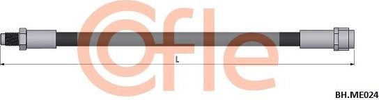 Тормозной шланг Cofle задний правый/левый для Mercedes-Benz B-Класс I (W245) 2005-2011. Артикул 92.BH.ME024