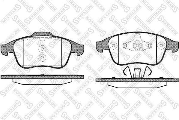 Тормозные колодки Stellox. Артикул 002 002-SX
