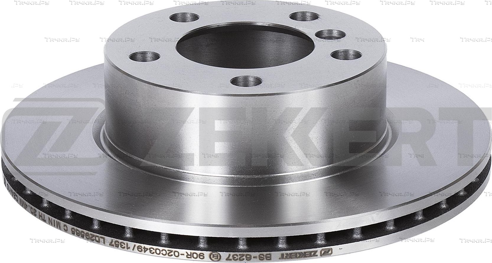 Тормозной диск Zekkert передний для BMW 1 III (F40) 2011-2026. Артикул BS-6237