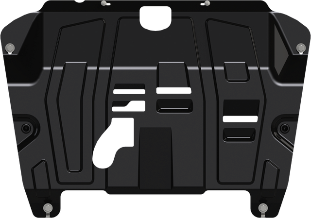 Защита Шериф (2 мм) для картера и КПП Lexus RX270/350/450h 2008-2015. Артикул 24.2057