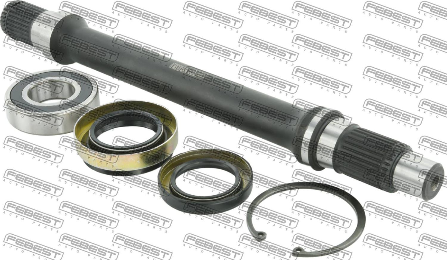 Полуось (привод в сборе, приводной вал) Febest. Артикул 0512-BT50LH