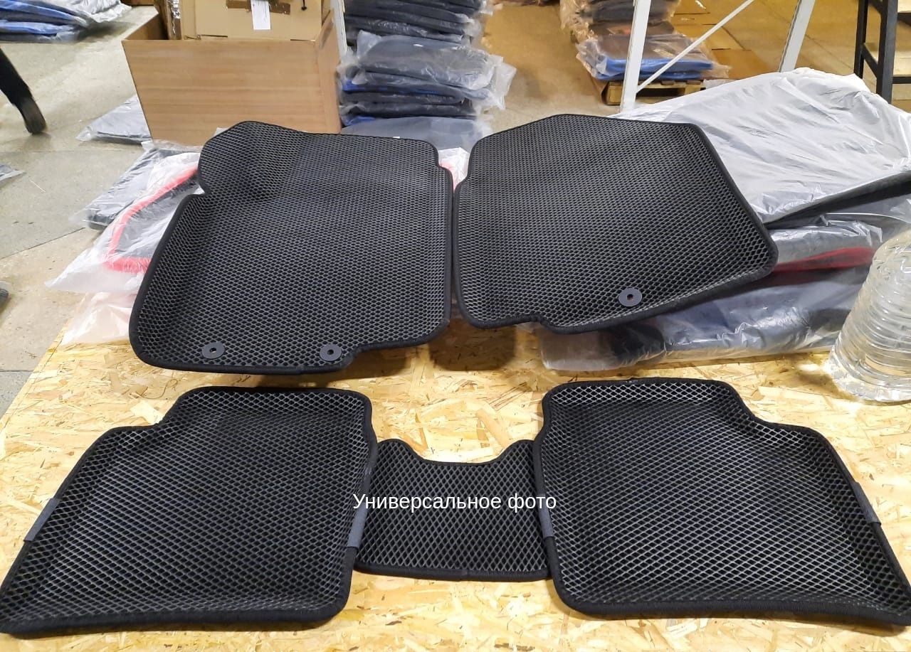 Коврики EVA 3D борт в салон Mazda CX-5 II 2017-2026. Артикул EVA3DB12-05