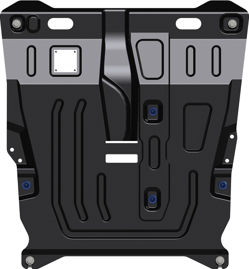 Защита Шериф (1,8 мм) для картера и КПП Mitsubishi Lancer 10 2007-2017. Артикул 14.1530 V1