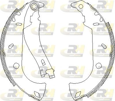Тормозные колодки RoadHouse задние для Fiat Strada 1999-2026. Артикул 4180.01